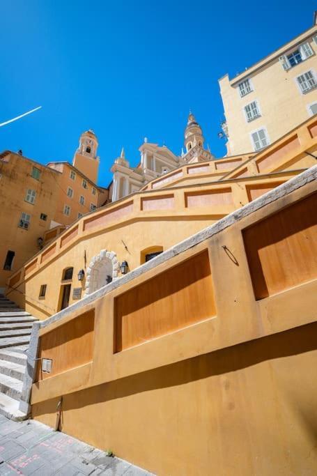 Le Landelle - Centre- Climatisation -Proche Gare Sncf Lägenhet Menton Exteriör bild