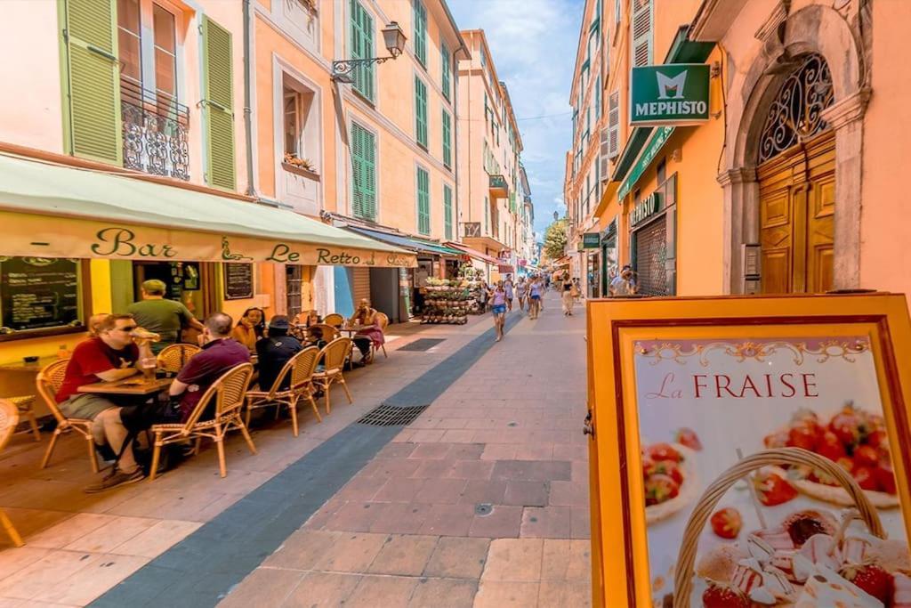 Le Landelle - Centre- Climatisation -Proche Gare Sncf Lägenhet Menton Exteriör bild